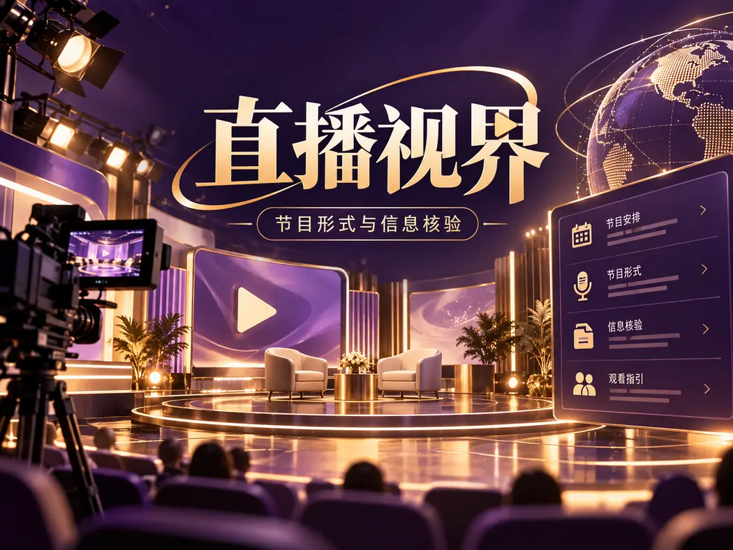 直播节目观察主题画面